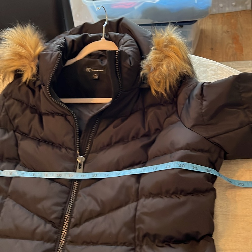INC Faux-Fur Trim Hooded Puffer Coat, Created for Macy's size XL in EUC - Picture 6 of 9